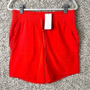 Chico’s Shorts Women’s 0.5 / S / 6 Zenergy Flame Scarlet Zen Sport Casual 7” NWT